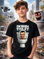 Tričko Skibidi Toilet – vtipný potisk s toaletou