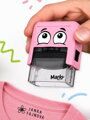 DIY MARKY - razítko na textil s vlastním jménem