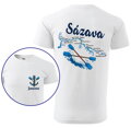 Vodácke tričko - Splavy řek - Sázava
