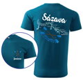 Vodácke tričko - Splavy řek - Sázava