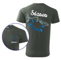 Vodácke tričko - Splavy řek - Sázava