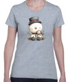 Vánoční tričko - Sněhulák s kloboukem