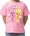 Tričko - Růžové Steal a Brainrot – Six Seven 67