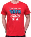 Pánske tričko - Nejlepší TÁTA a tohle je můj gang + vl.jména