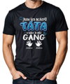 Pánske tričko - Nejlepší TÁTA a tohle je můj gang + vl.jména