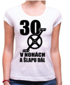 Narozeninové cyklo tričko - 30 v nohách a šlapu dál