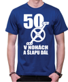 Narozeninové cyklo tričko - 50 v nohách a šlapu dál