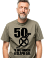 Narozeninové cyklo tričko - 50 v nohách a šlapu dál