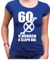 Narozeninové cyklo tričko - 60 v nohách a šlapu dál