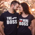 Pánské / dámské tričko The Boss/The Real Boss