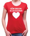 Tričko pro učitele - Učím srdcem...