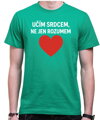 Tričko pro učitele - Učím srdcem...