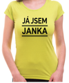 Dámské tričko - JÁ JSEM (jméno)