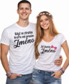 Partnerské trička Když se ztratím vraťte mě (Vlastní jméno) (dámské + pánské tričko)