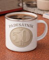 Plechový Hrnek - Padesátník - 50 halířů