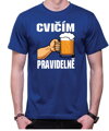 Tričko pro pivaře - Cvičím pravidelně