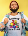Tričko - Žiju zdravě, frčím na ovoci