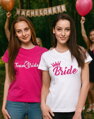Trička Nevésta/ Team Nevěsty - Bride / Team Bride