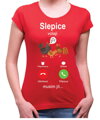 Tričko - Slepice volají, musím jít...
