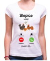 Tričko - Slepice volají, musím jít...
