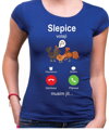 Tričko - Slepice volají, musím jít...