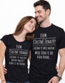 Partnerská trička - Šťastný manželský pár (dámske+pánske tričko)