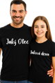 Rodinný pár triček - Jaký otec, taková dcera (cena za 2ks)