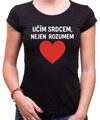 Tričko pro učitele - Učím srdcem...