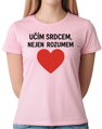 Tričko pro učitele - Učím srdcem...