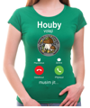Houbařské tričko - Houby volají, musím jít...