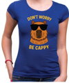 Tričko s Kapybarou  - Don't worry be Cappy