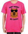 Tričko s Kapybarou  - Don't worry be Cappy