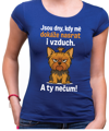 Tričko s pejskem - Jsou dny, kdy mé dokáže nasrat i vzduch!