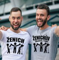 Trička Ženich / Ženichův Drinking Team