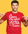 Tričko - Nejlepší učitel a tečka.