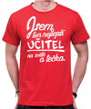 Tričko - Nejlepší učitel a tečka.