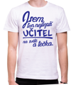 Tričko - Nejlepší učitel a tečka.