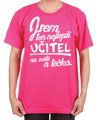 Tričko - Nejlepší učitel a tečka.