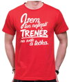 Tričko pro trenéry/trenérky - Nejlepší trenér/ka a tečka