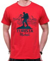 Pánske tričko - TURISTA + vl.jméno