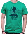 Pánske tričko - TURISTA + vl.jméno