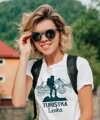 Dánske tričko - TURISTKA + vl.jméno
