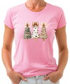 Vánoční tričko - Vánoční stromky