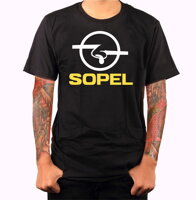 Originálne a vtipné tričko na párty, pre automobilových nadšencov,paródia na známu značku auta-Tričko - SOPEL