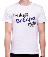 Originální dárkové tričko pro super bráška k narozeninám ze série rodinné trička-Tričko-Nejlepší brácha