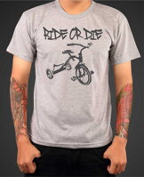 Originálny darček pre milovníkov bicyklov alebo bikerov,jazdi alebo umri -Tričko - Ride or Die