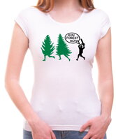 Vtipné motivačné tričko zo série film a seriál pre milovníkov kultového filmu a športu-behu-Tričko - Run Forest, Run!