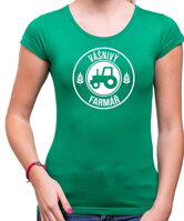 Originální a vtipný dárek pro traktoristů, z kolekce povolání a hobby, vhodné jako dárek k svátku-Tričko - Vášnivý Farmář