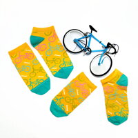 Veselé štýlové farebné ponožky s obrázkami bicyklíkov pre cyklistov a milovníkov cyklistiky-ponožky Bicykel