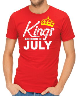 Pánské tričko - KINGS ARE BORN IN ... (zvolte měsíc)